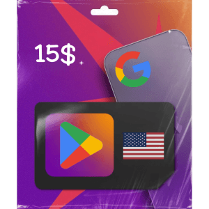 بطاقة قوقل بلاي 15$ (المتجر الامريكي) فولو 965 - Follow 965 بطاقات قوقل بلاي بطاقة قوقل بلاي 15$ (المتجر الامريكي) - فولو 965 - Follow 965